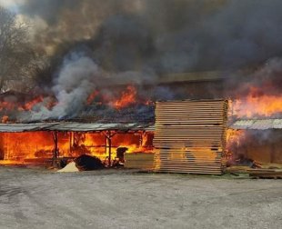 Dursunbey'in Kalbinde Yangın